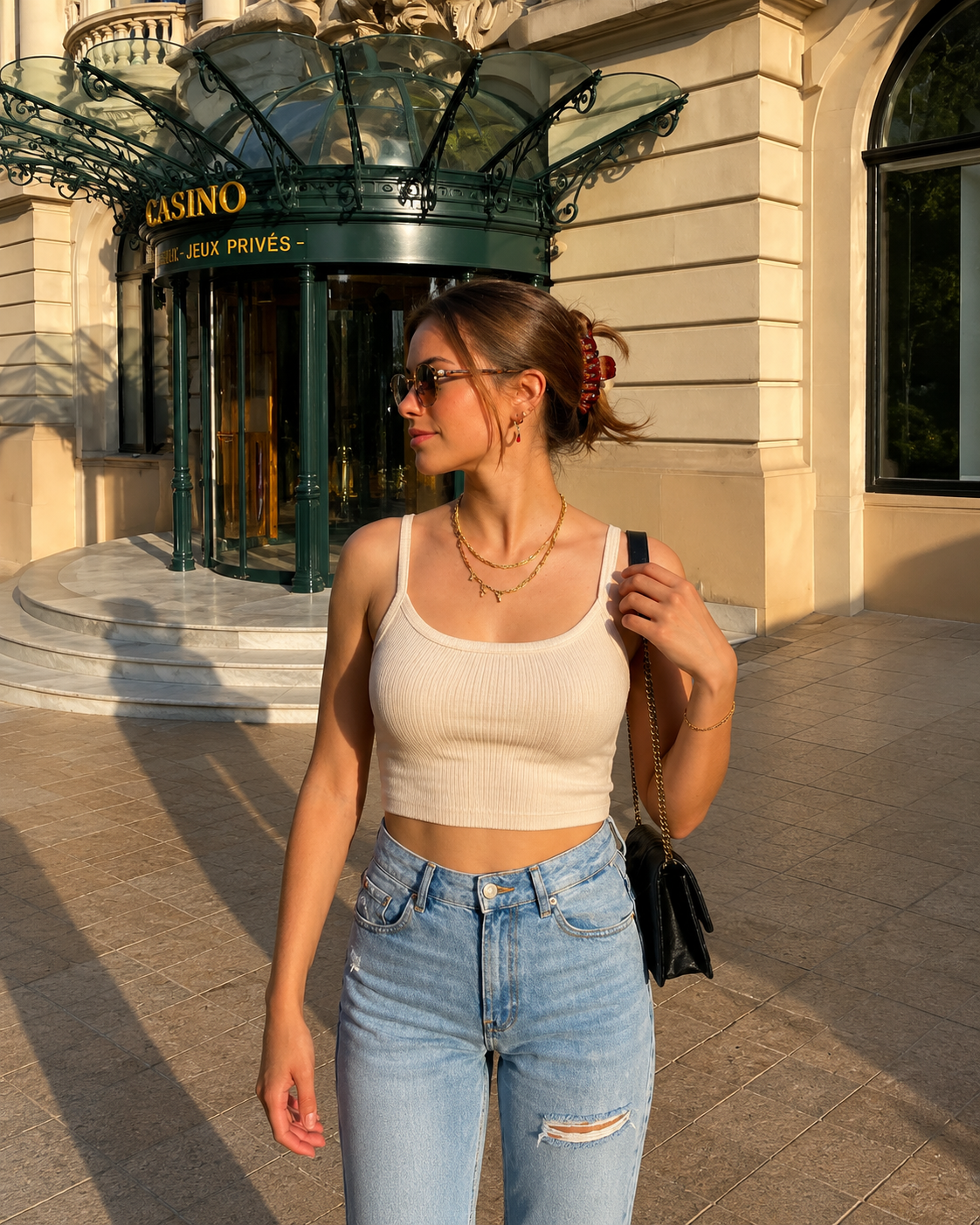 Ribbed Crop Cami Top