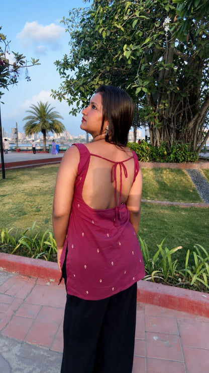Urban open Back Diva Kurti