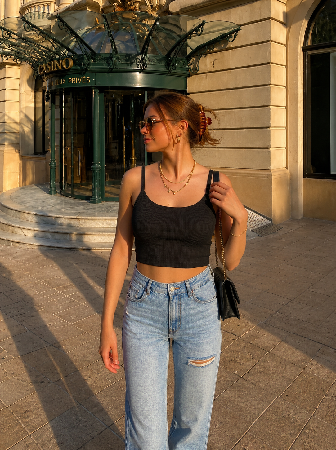 Ribbed Crop Cami Top