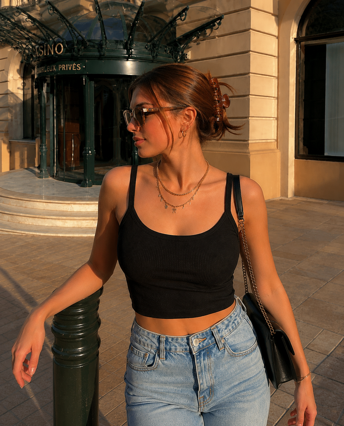 Ribbed Crop Cami Top
